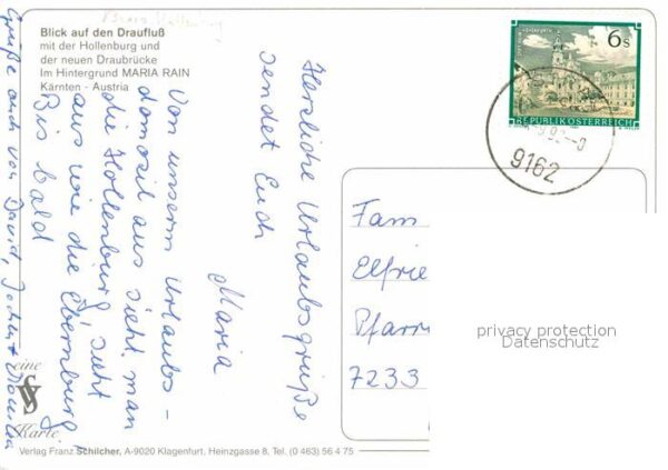 Maria Rain Kaernten Fliegeraufnahme mit Drau Draubrücke und – Bild 2