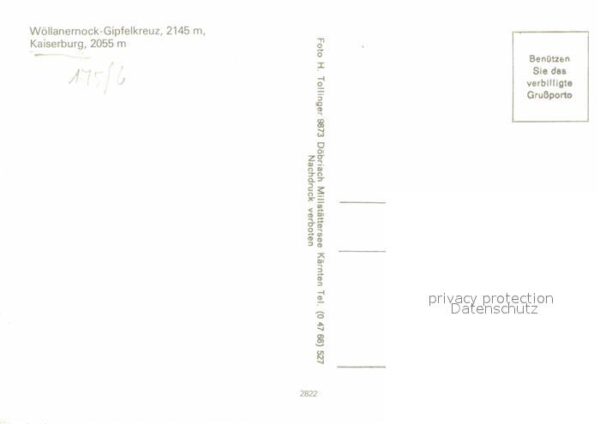 Bad Kleinkirchheim Kaernten Kaiserburghütte Wöllanernock Gipfelkreu – Bild 2