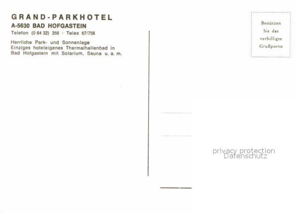 Bad Hofgastein Grand Parkhotel – Bild 2