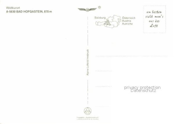 Bad Hofgastein Fliegeraufnahme – Bild 2