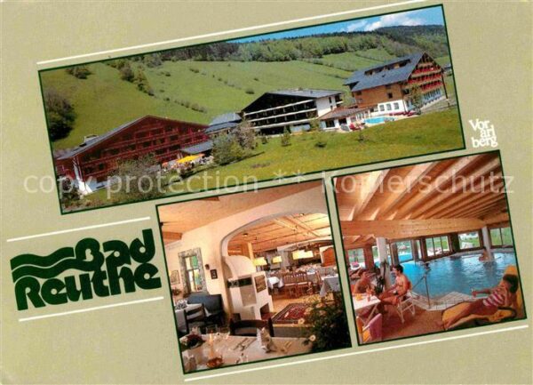 Reuthe Vorarlberg Kurhotel Hallenbad Gastraum