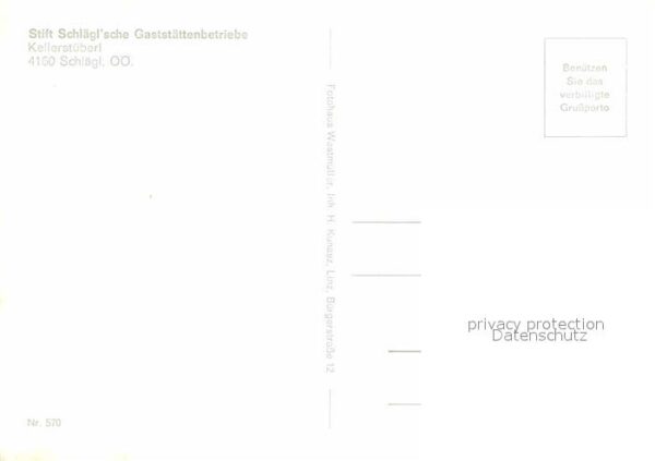 Schlaegl Stift Schläglsche Gaststättenbetriebe – Bild 2
