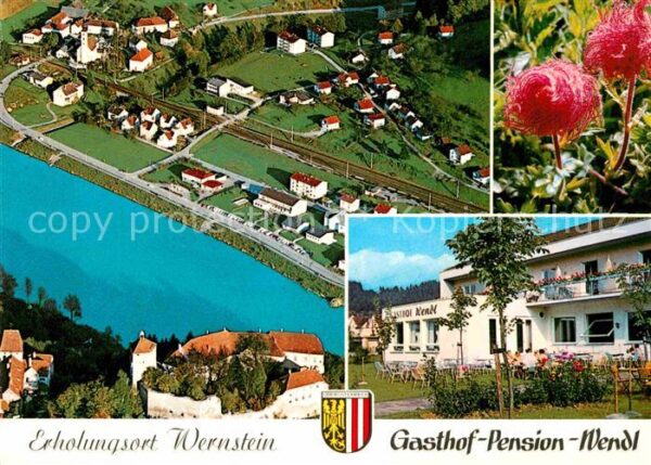Wernstein Inn Fliegeraufnahme Gasthof Pension Wendel