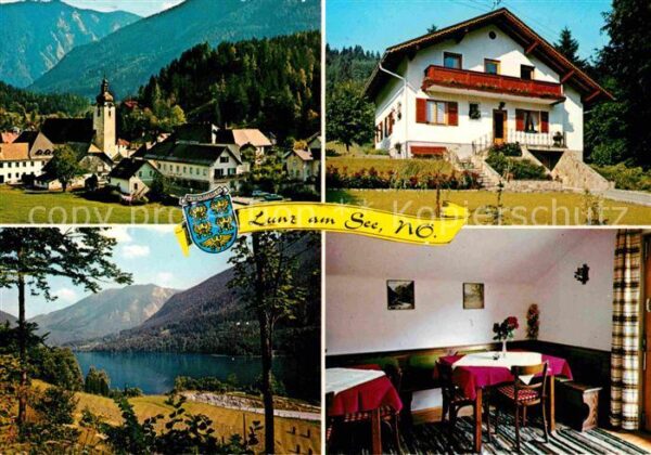 Lunz See Niederoesterreich Gästehaus Huber Gaststube Kirche