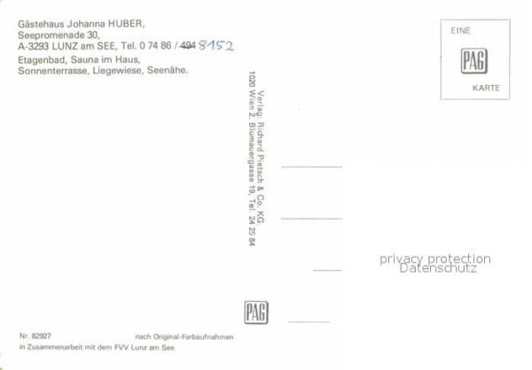 Lunz See Niederoesterreich Gästehaus Huber Gaststube Kirche – Bild 2