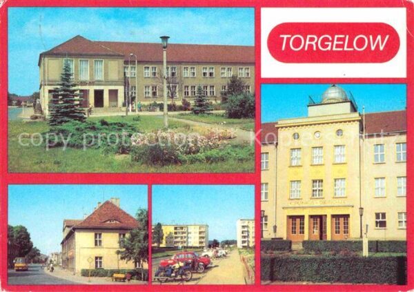 Torgelow Postamt Bahnhofstr mit Rathaus Albert E