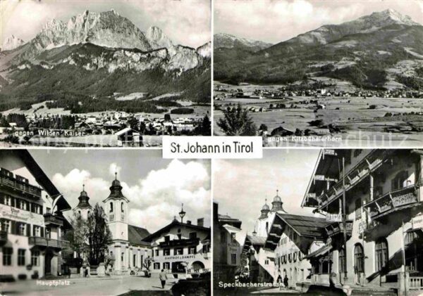 St Johann Tirol mit Wildem Kaiser Kitzbühelerhorn Haupt