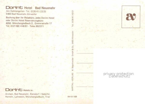 Bad Neuenahr-Ahrweiler Dorint Hotel Schwimmbad Tennisplatz – Bild 2
