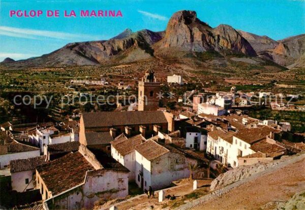Polop de la Marina Vista desde el Cementerio