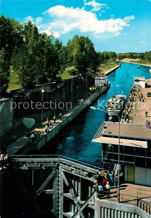 Suomi Finnland Saimaan kanava Mälkiän sulku