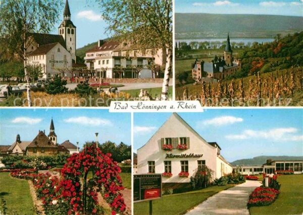 Bad Hoenningen Kirche Rheinpartie Kurmittelhaus