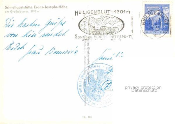 Grossglockner Schnellgaststätte Franz Josephs Höhe – Bild 2