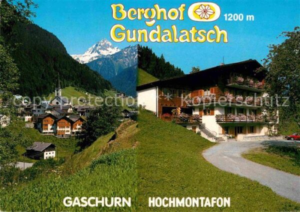 Gaschurn Vorarlberg Berghof Gundalatsch
