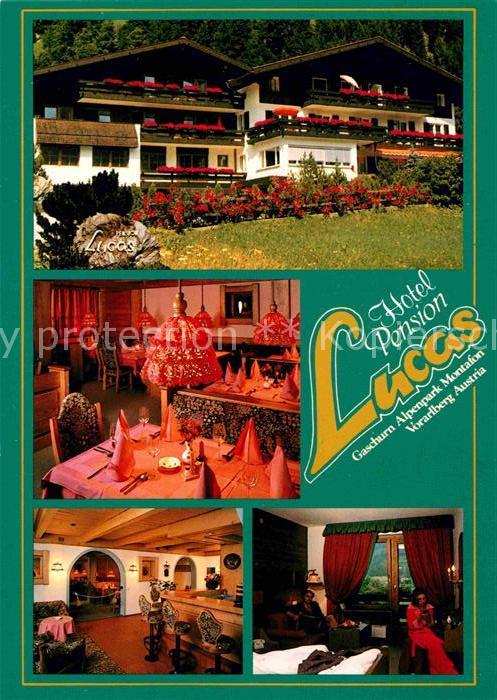 Gaschurn Vorarlberg Hotel Pension Lucas Gaststube Bar