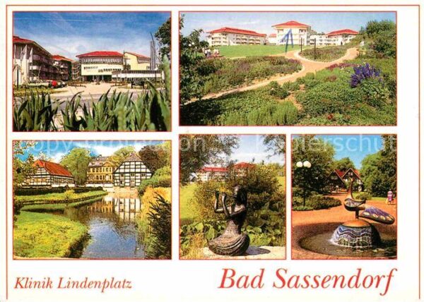 Bad Sassendorf Klinik Lindenplatz Park Fachwerkhäuser