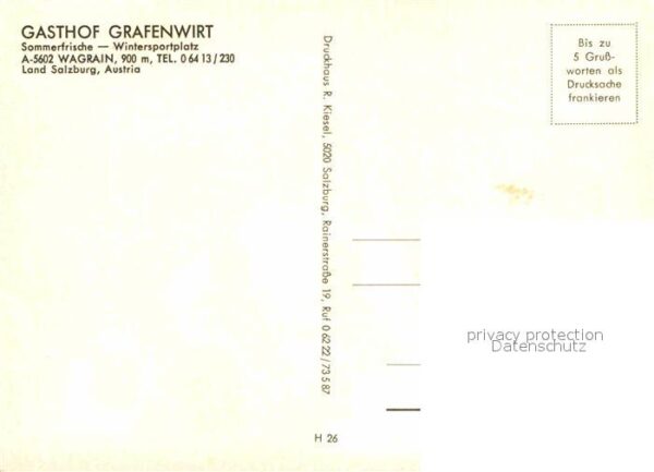 Wagrain Salzburg Gasthof Grafenwirt – Bild 2