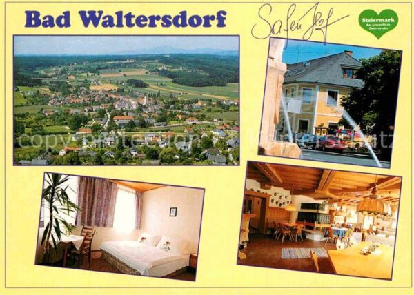 Bad Waltersdorf Panorama Gasthof Restaurant Safenhof Ga