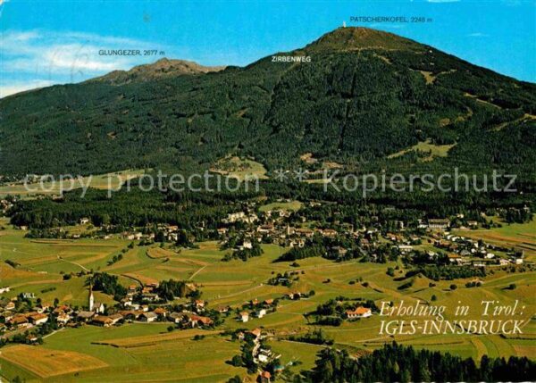 Igls Tirol Fliegeraufnahme