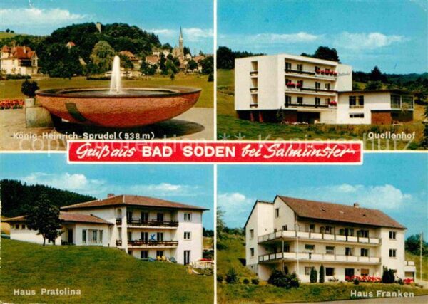 Bad Soden-Salmuenster König Heinrich Sprudel Quellenhof Haus