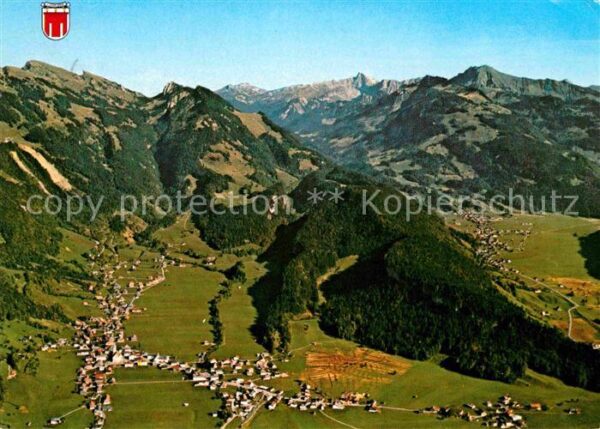 Bezau Vorarlberg Bregenzerwald Fliegeraufnahme