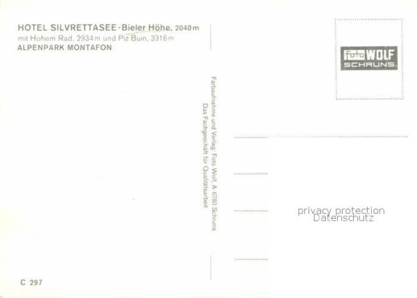 Bielerhoehe Hotel Silvrettasee mit Hohem Rad – Bild 2