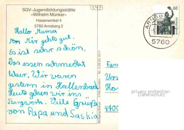 Arnsberg Westfalen SGV Jugendbildungsstätte Wilhelm Münker – Bild 2