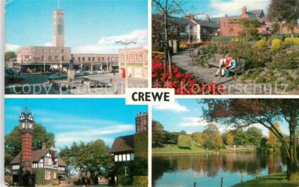Crewe & Nantwich Clock Tower Queens Park