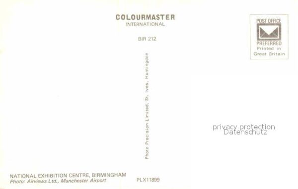 Birmingham Fliegeraufnahme National Exhibition Cen – Bild 2