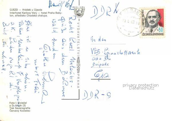 Ujezd u Domazlic Interhotel Karlovy Vary Hotel Praha Bab – Bild 2