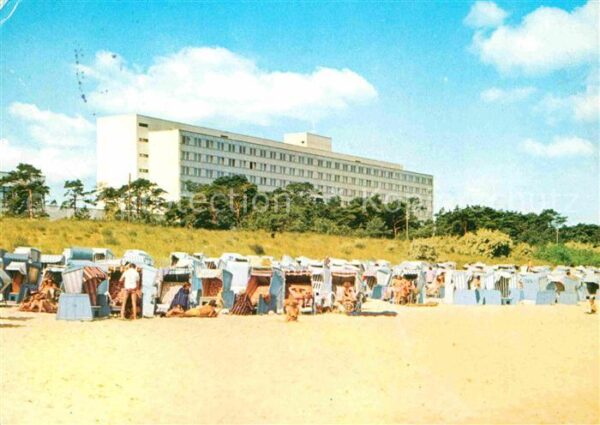 Zinnowitz Ostseebad Strand und Ferienheim Roter Oktober IG