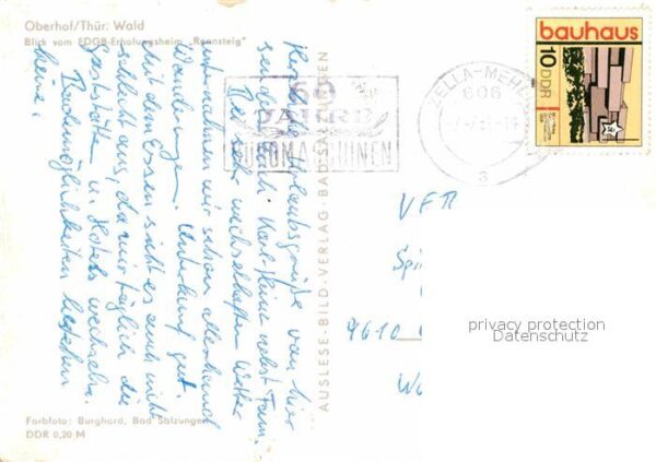 Oberhof Thueringen Fliegeraufnahme FDGB Erholungsheim Renn – Bild 2