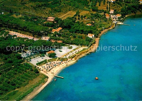 Isola d Elba Fliegeraufnahme Schiopparello Hotel Gar