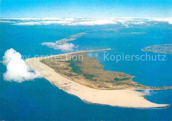 Amrum Fliegeraufnahme mit Insel Sylt und Föhr