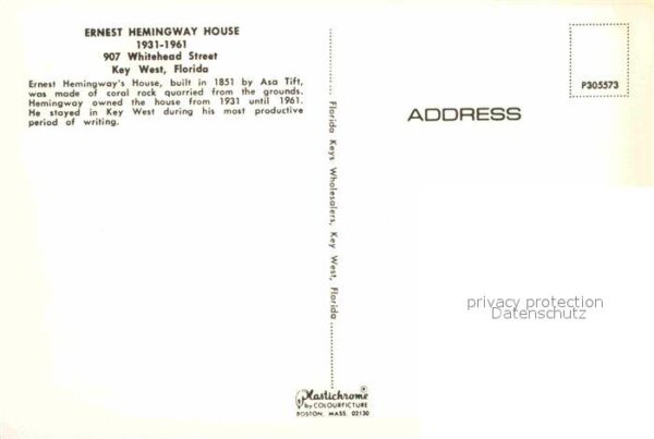 Key West Ernest Hemingway House – Bild 2
