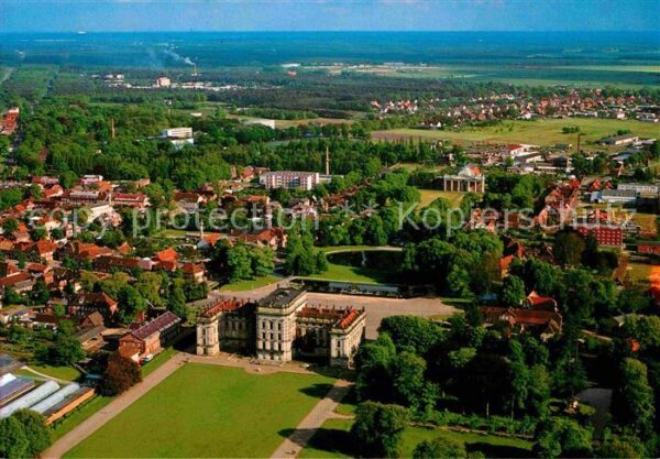 Ludwigslust Fliegeraufnahme mit Barockschloß