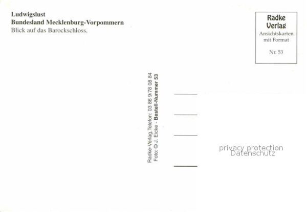 Ludwigslust Fliegeraufnahme mit Barockschloß – Bild 2