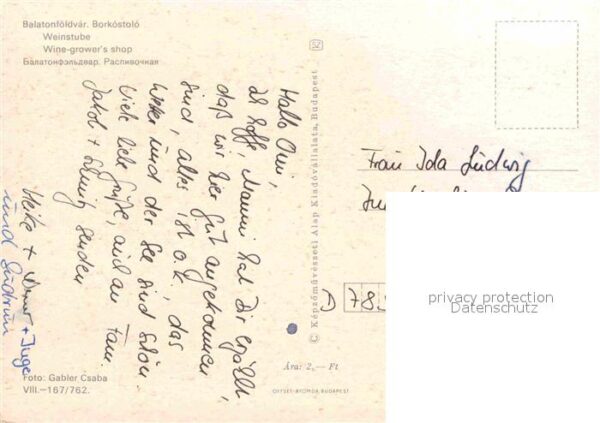 Balatonfoeldvar Borkostolo Weinstube – Bild 2