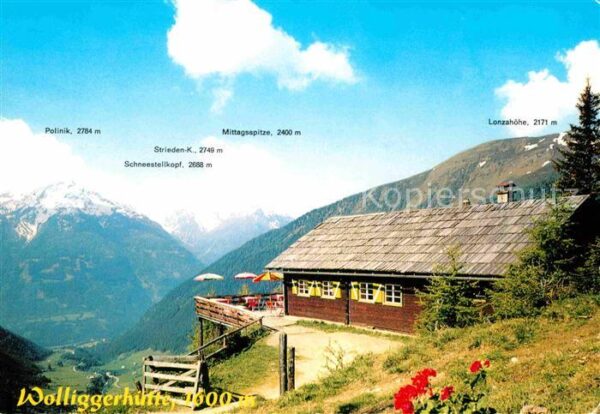 Mallnitz Kaernten Wolliggerhütte