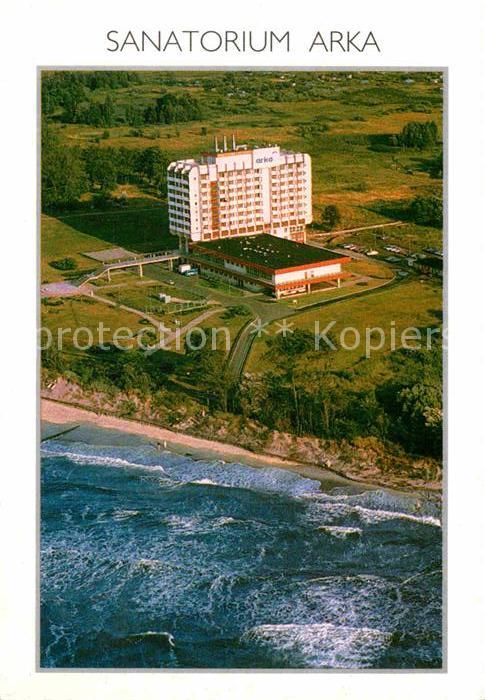 Kolobrzeg Polen Fliegeraufnahme Sanatorium Arka