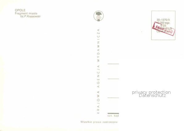 Opole Oppeln Oberschlesien Fragment miasta – Bild 2