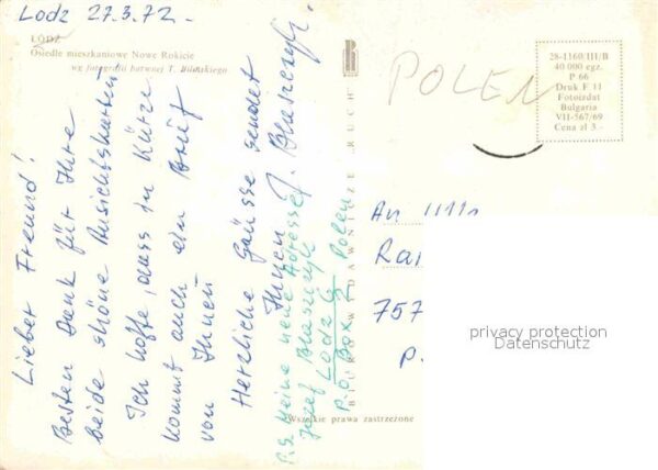 Litzmannstadt Lodz Osiedle mieszkaniowe – Bild 2