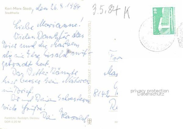 Karl-Marx-Stadt Stadthalle – Bild 2