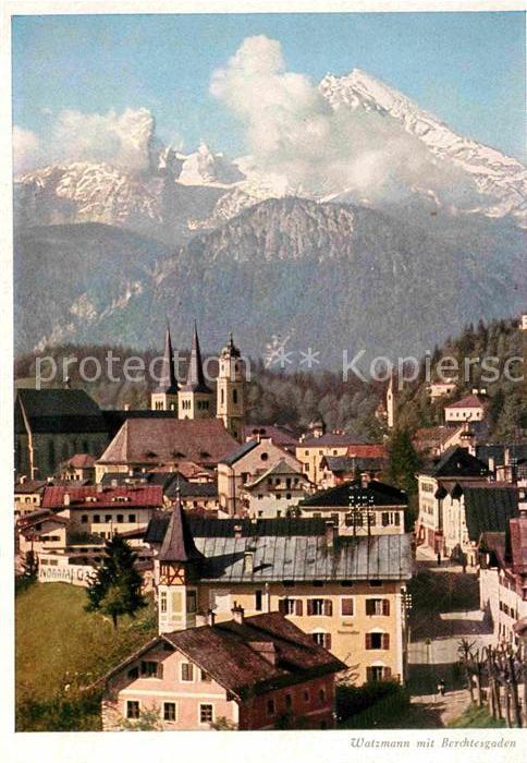Berchtesgaden mit Watzmann