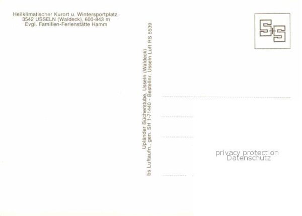 Usseln Fliegeraufnahme Familien Ferienstätte H – Bild 2