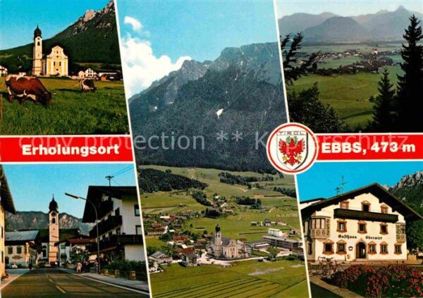 Ebbs Ortskern Kaisergebirge Wallfahrtskirche