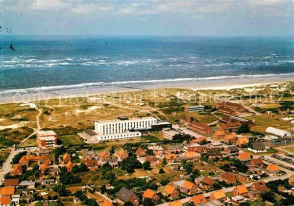 Norderney Nordseebad Fliegeraufnahme Klinik Ortsteil Nordhei