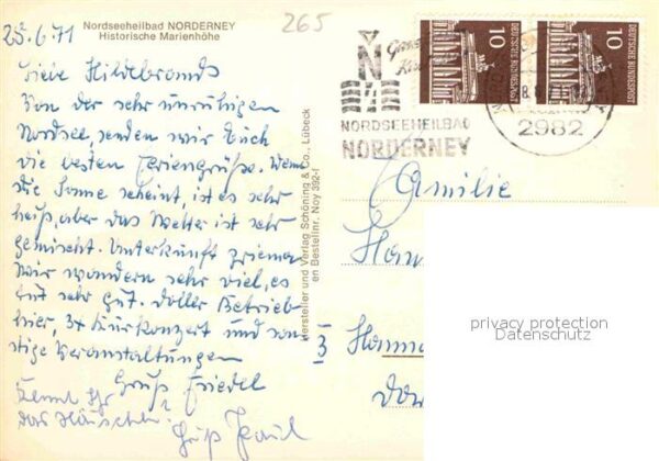 Norderney Nordseebad Historische Marienhöhe – Bild 2