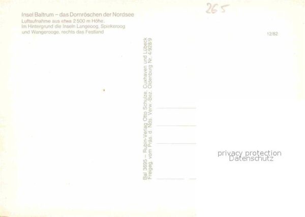 Baltrum Nordseebad Fliegeraufnahme Insel Dornröschen der N – Bild 2
