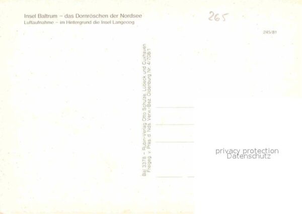 Baltrum Nordseebad Fliegeraufnahme Insel Dornröschen der N – Bild 2