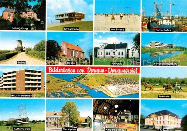 Dornum Ostfriesland Dornumersiel Fliegeraufnahme Mühle Beni